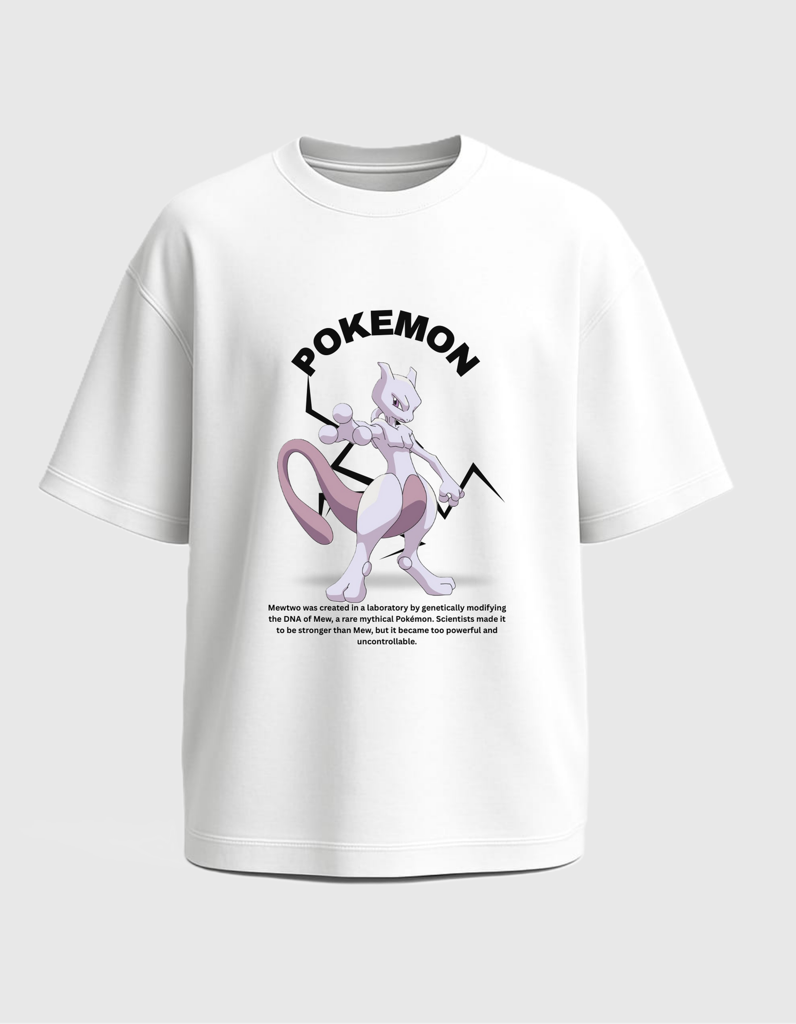 Genetic Power: Mewtwo Oversized Tee