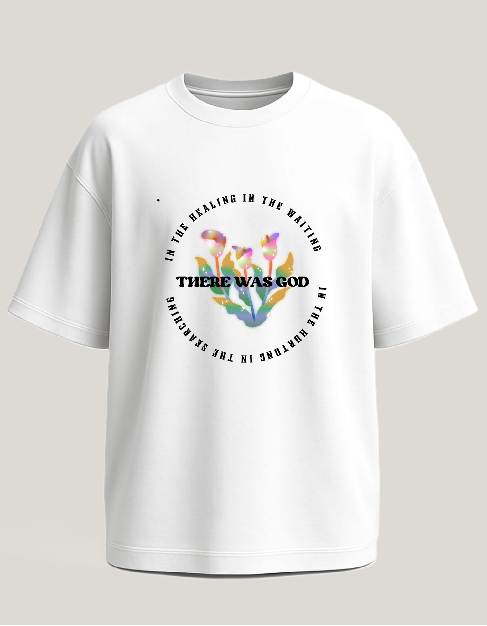 Divine Bloom Oversized Tee