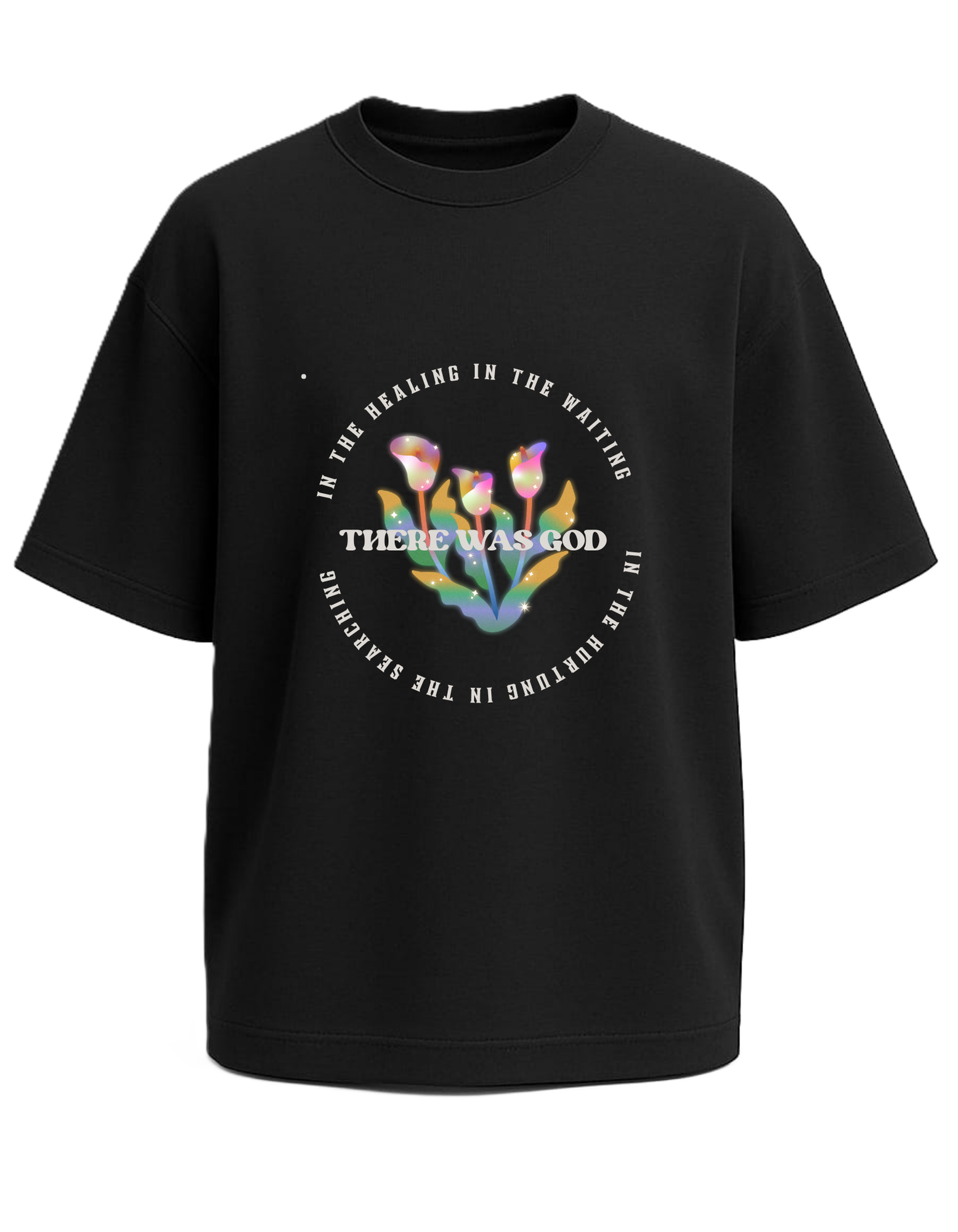 Divine Bloom Oversized Tee