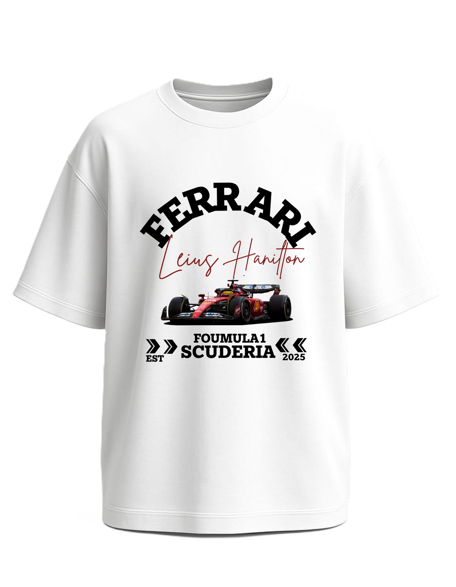 Sir Lewis Hamilton Ferrari Tee